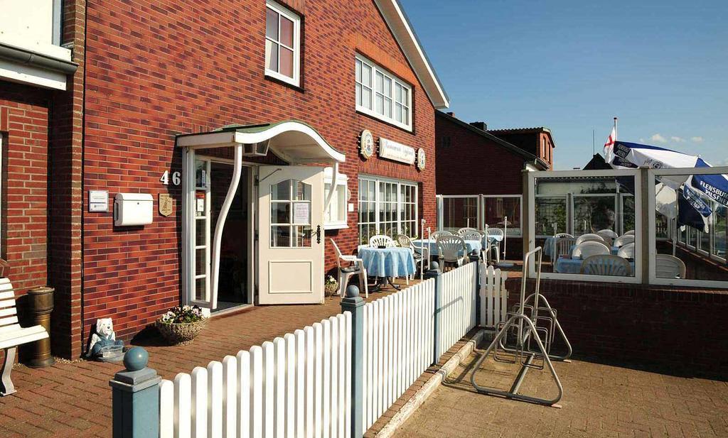 Hotel-Restaurant England Nordstrand Eksteriør billede